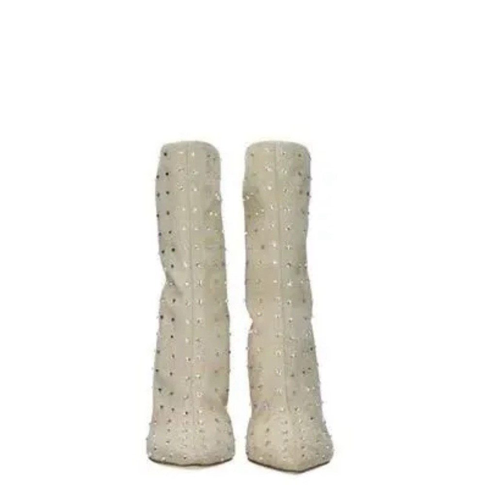 Paris Texas Ladies Smoky Quartz Holly Mama Ankle Boots.